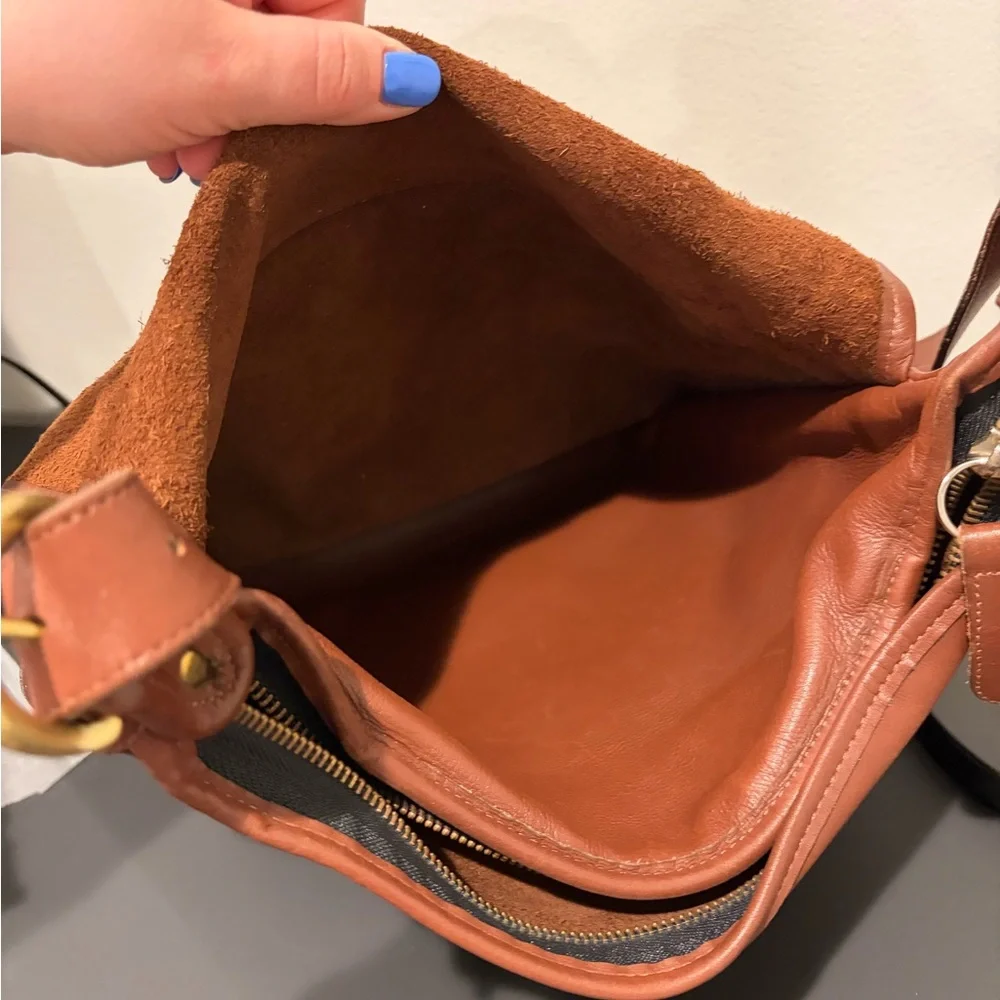 Vintage Coach Whitney Brown Leather Satchel